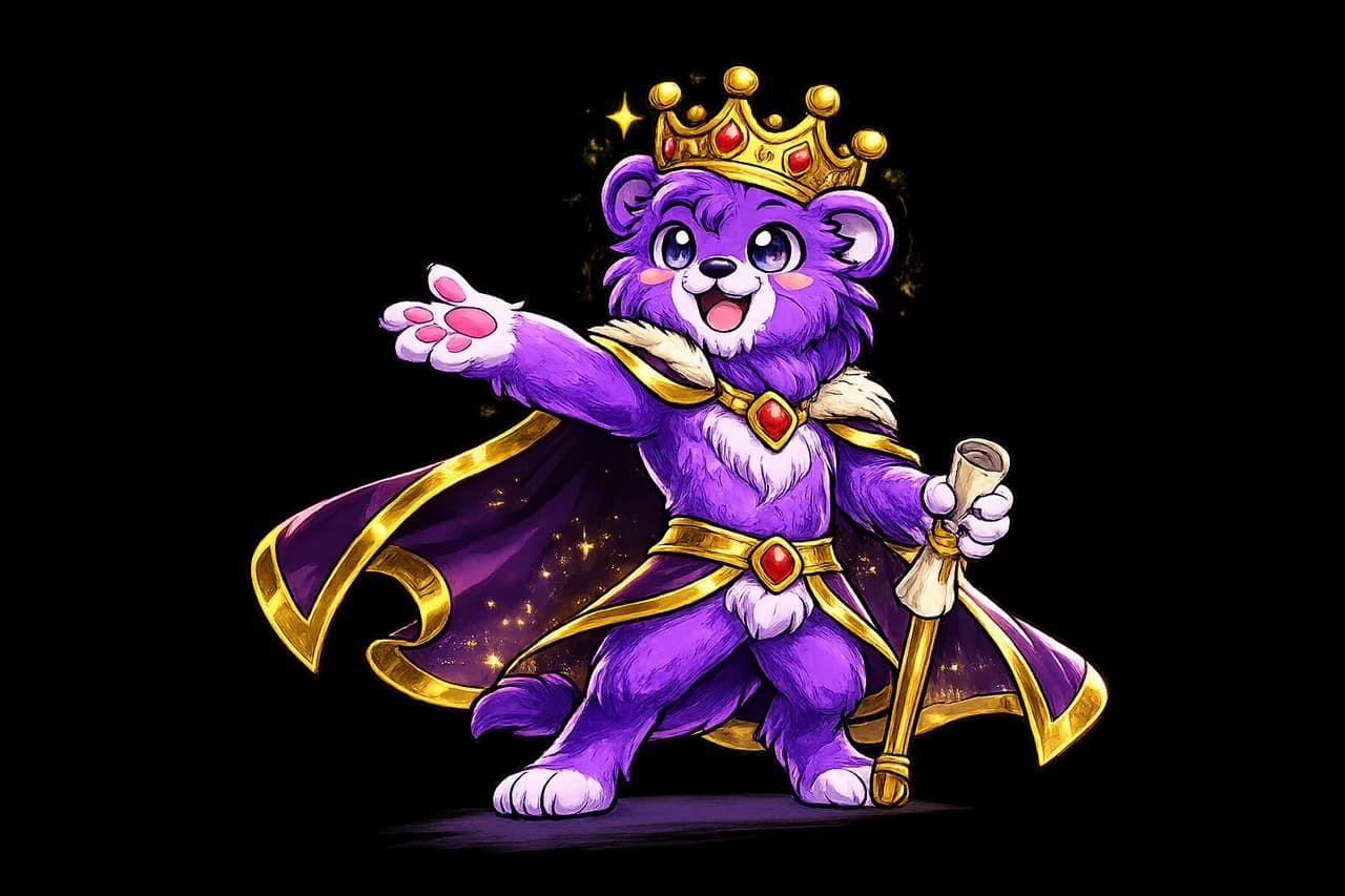 NADKING mascot welcoming you to the kingdom